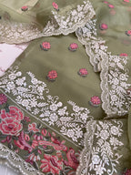 Pure Silk Organza Formal Suit Set