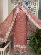 Pure Silk Organza Formal Suit Set