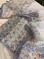 Digital Print Kota Doria Chikankari Kurta Dupatta Set