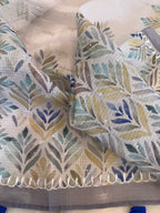 Digital Print Kota Doria Chikankari Kurta Dupatta Set