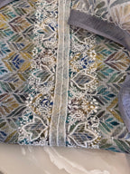 Digital Print Kota Doria Chikankari Kurta Dupatta Set