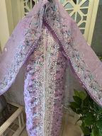 Digital Print Kota Doria Chikankari Kurta Dupatta Set