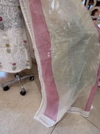 Pure Mul Chanderi Block Print & Lucknowi Chikankari Suit Set