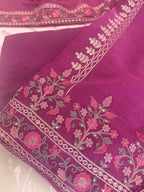 Aari Thread Embroidered Kurta Dupatta Set