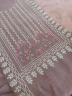 Aari Thread Embroidered Kurta Dupatta Set