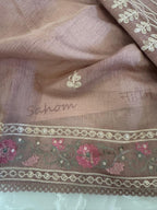 Aari Thread Embroidered Kurta Dupatta Set
