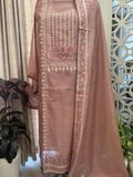 Aari Thread Embroidered Kurta Dupatta Set