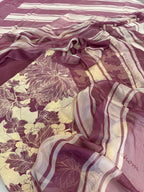 Digitally Printed Fine Crepe Suit Set with Chiffon Dupatta