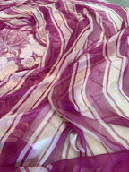 Digitally Printed Fine Crepe Suit Set with Chiffon Dupatta