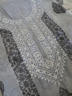 Pure Mul Chanderi Block Print & Lucknowi Chikankari Suit Set