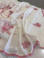 Pure Mul Chanderi Thread & Appliqué Work Suit Set
