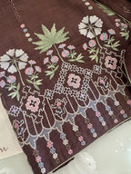 Pure Mul Chanderi Thread & Mirror Work Suit Set