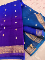 Pure Banarasi Organza Ombre Saree