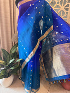 Pure Banarasi Organza Ombre Saree