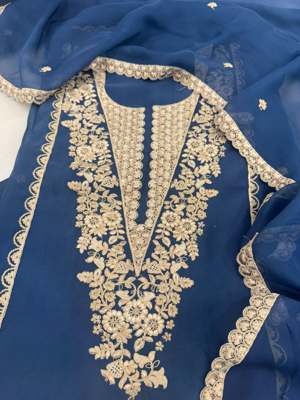 Embroidered Georgette Outfit