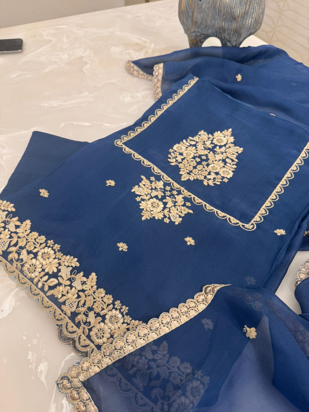 Embroidered Georgette Outfit