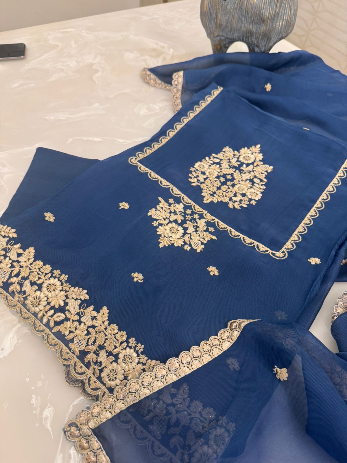 Embroidered Georgette Outfit