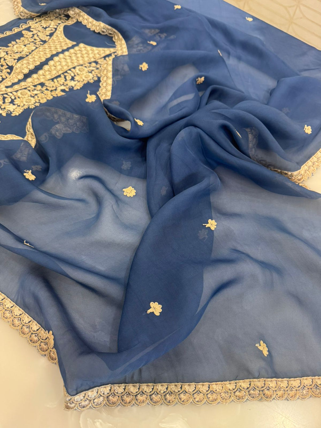 Embroidered Georgette Outfit