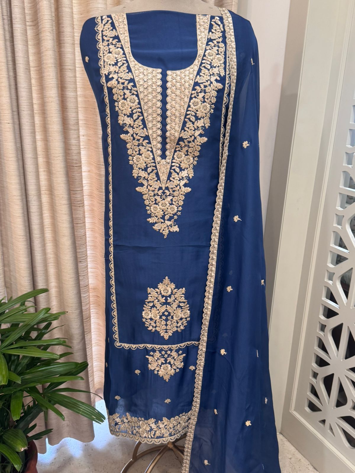 Embroidered Georgette Outfit