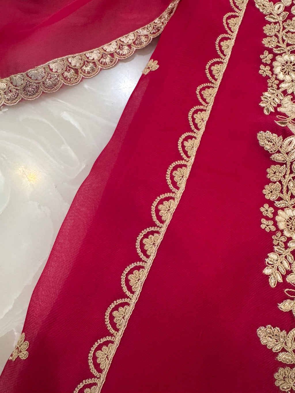 Embroidered Georgette Outfit