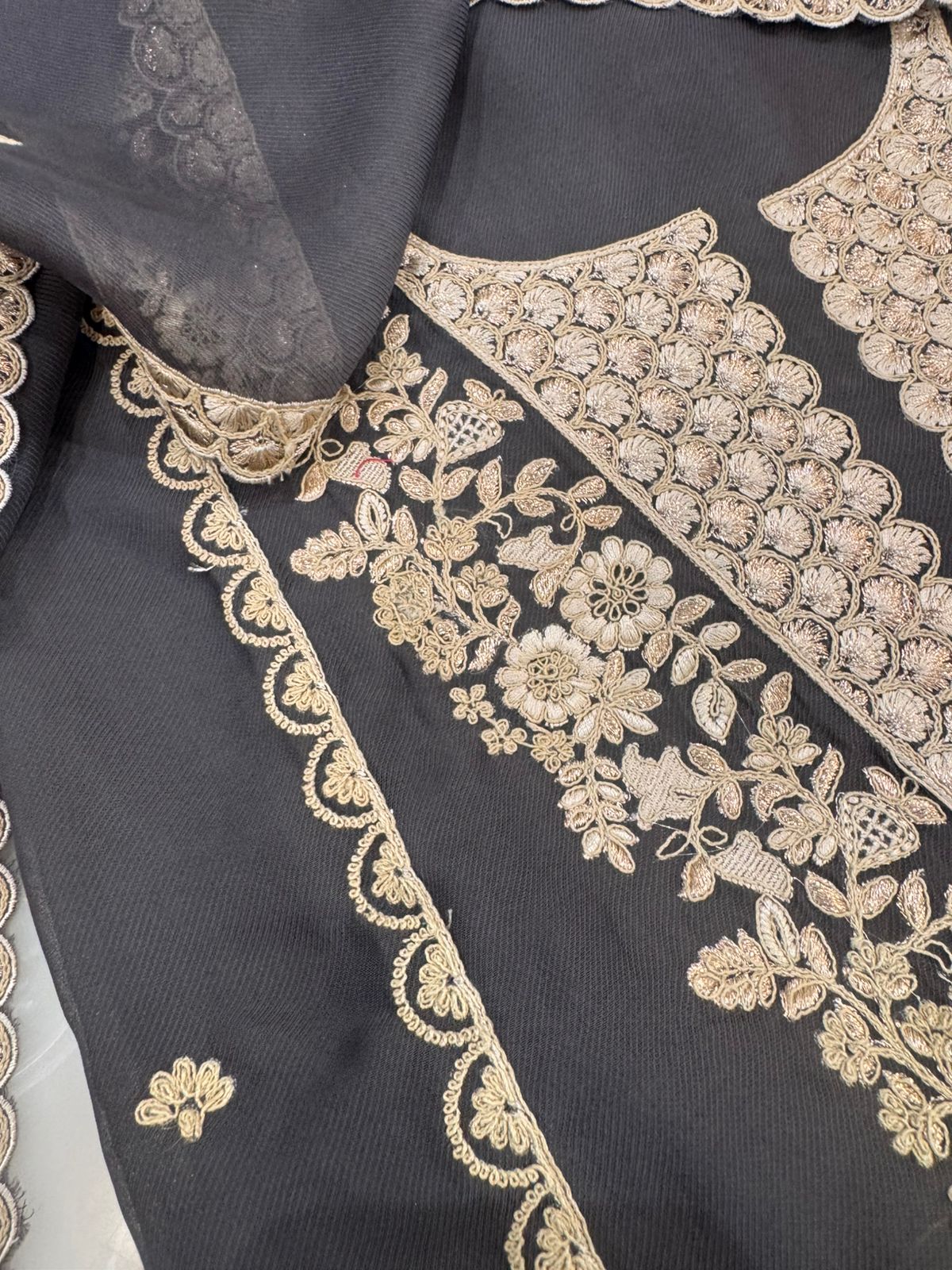 Embroidered Georgette Outfit