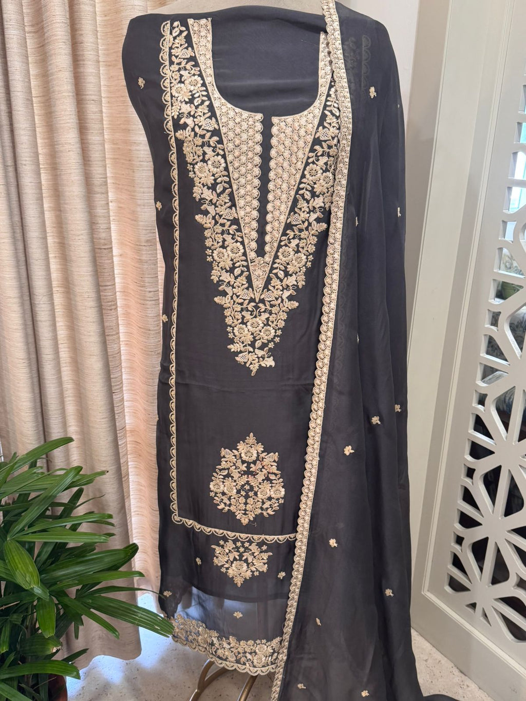 Embroidered Georgette Outfit