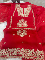 Embroidered Georgette Outfit