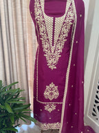 Embroidered Georgette Outfit