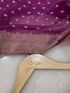 Pure Mul Chanderi Banarsi Woven Suit Set – Festive Collection