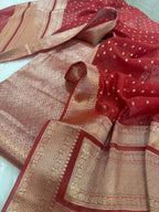 Pure Mul Chanderi Banarsi Woven Suit Set – Festive Collection