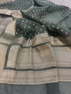 Pure Mul Chanderi Banarsi Woven Suit Set – Festive Collection