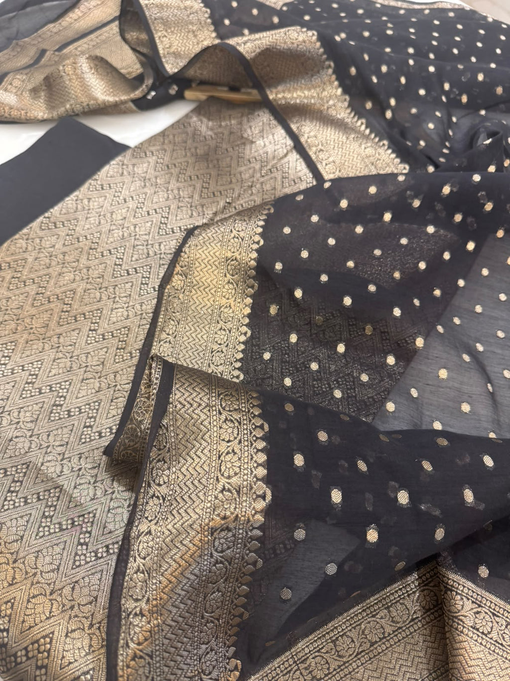 Pure Mul Chanderi Banarsi Woven Suit Set – Festive Collection