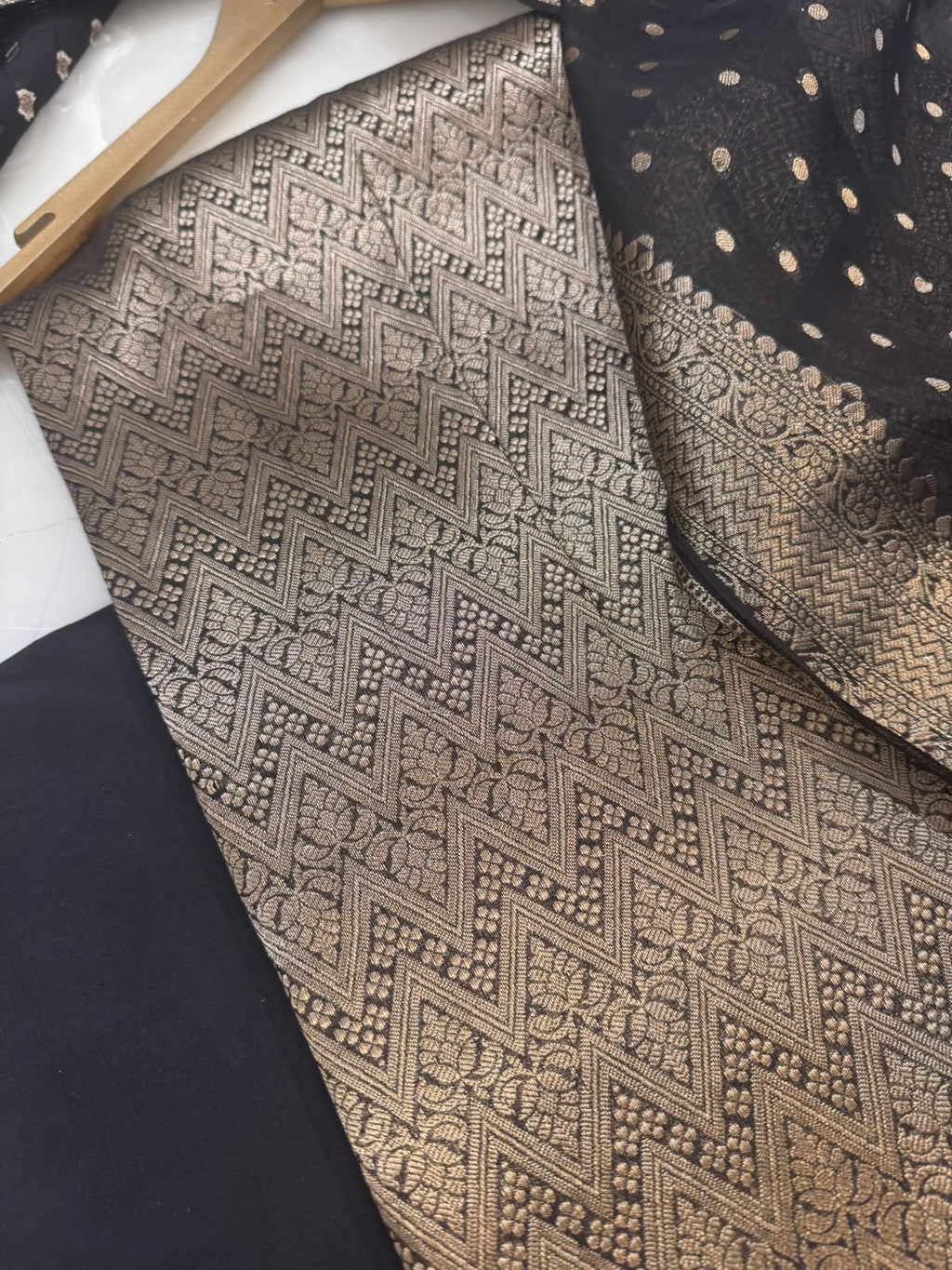 Pure Mul Chanderi Banarsi Woven Suit Set – Festive Collection