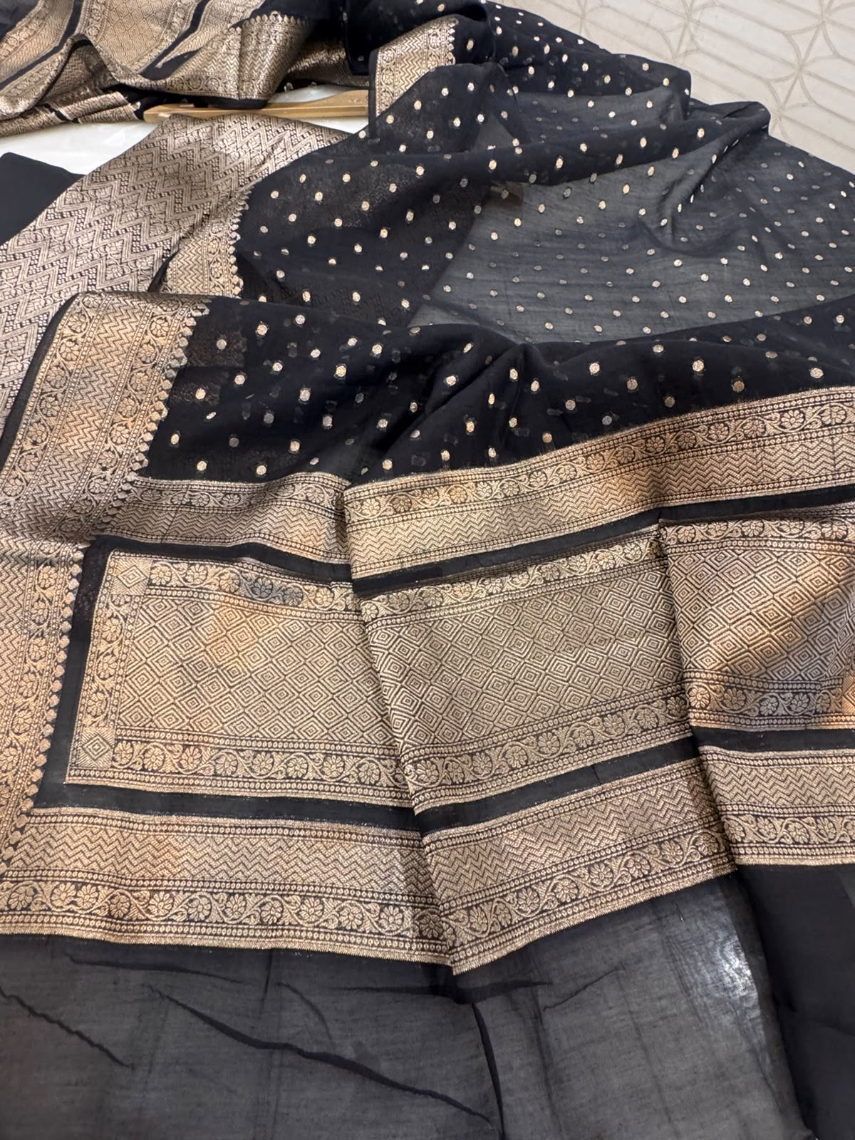 Pure Mul Chanderi Banarsi Woven Suit Set – Festive Collection