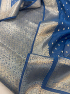 Pure Mul Chanderi Banarsi Woven Suit Set – Festive Collection