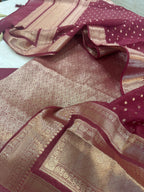 Pure Mul Chanderi Banarsi Woven Suit Set – Festive Collection