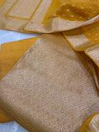 Pure Mul Chanderi Banarsi Woven Suit Set – Festive Collection