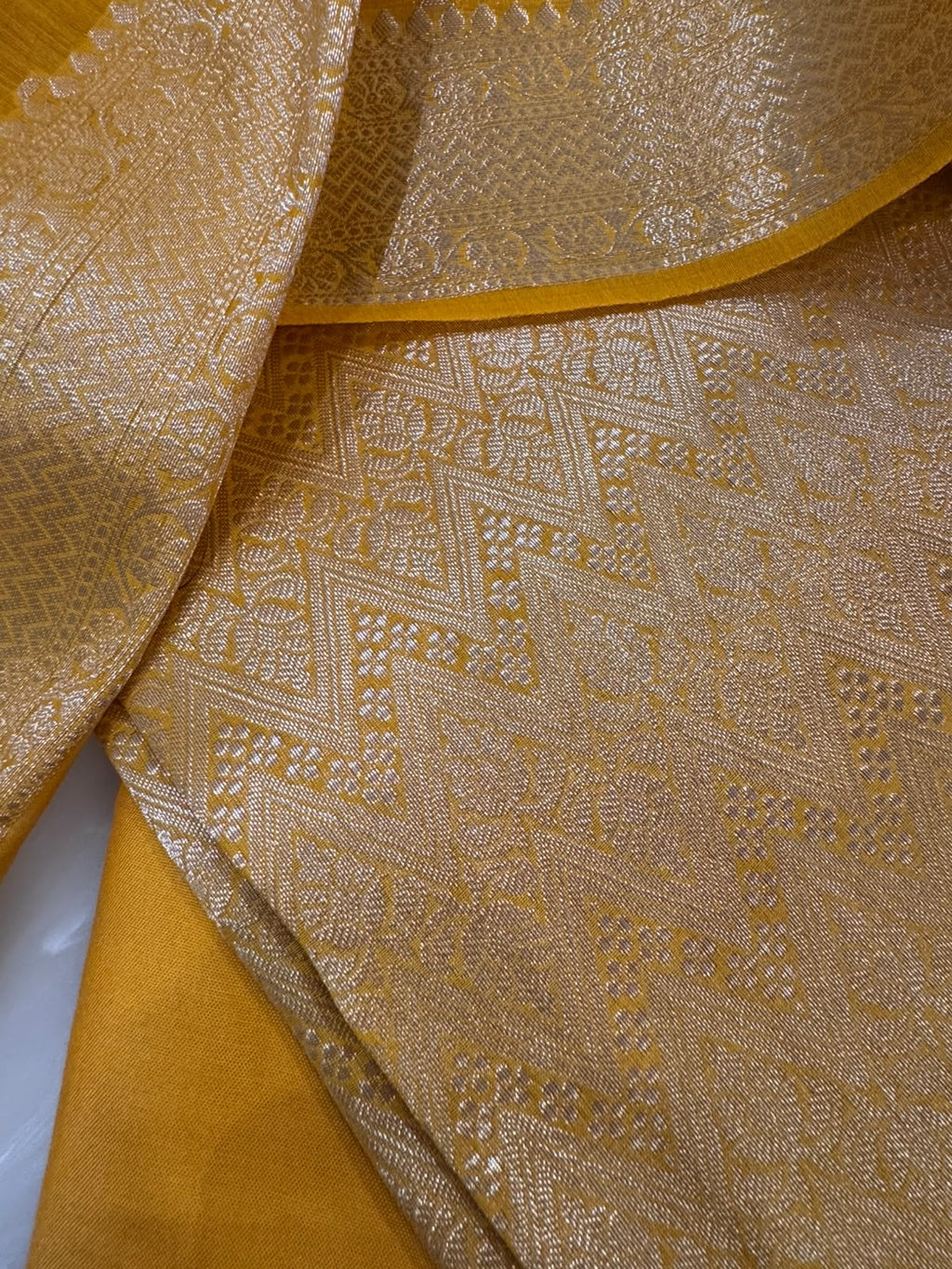 Pure Mul Chanderi Banarsi Woven Suit Set – Festive Collection