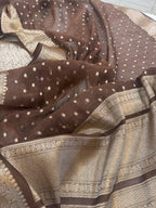Pure Mul Chanderi Banarsi Woven Suit Set – Festive Collection