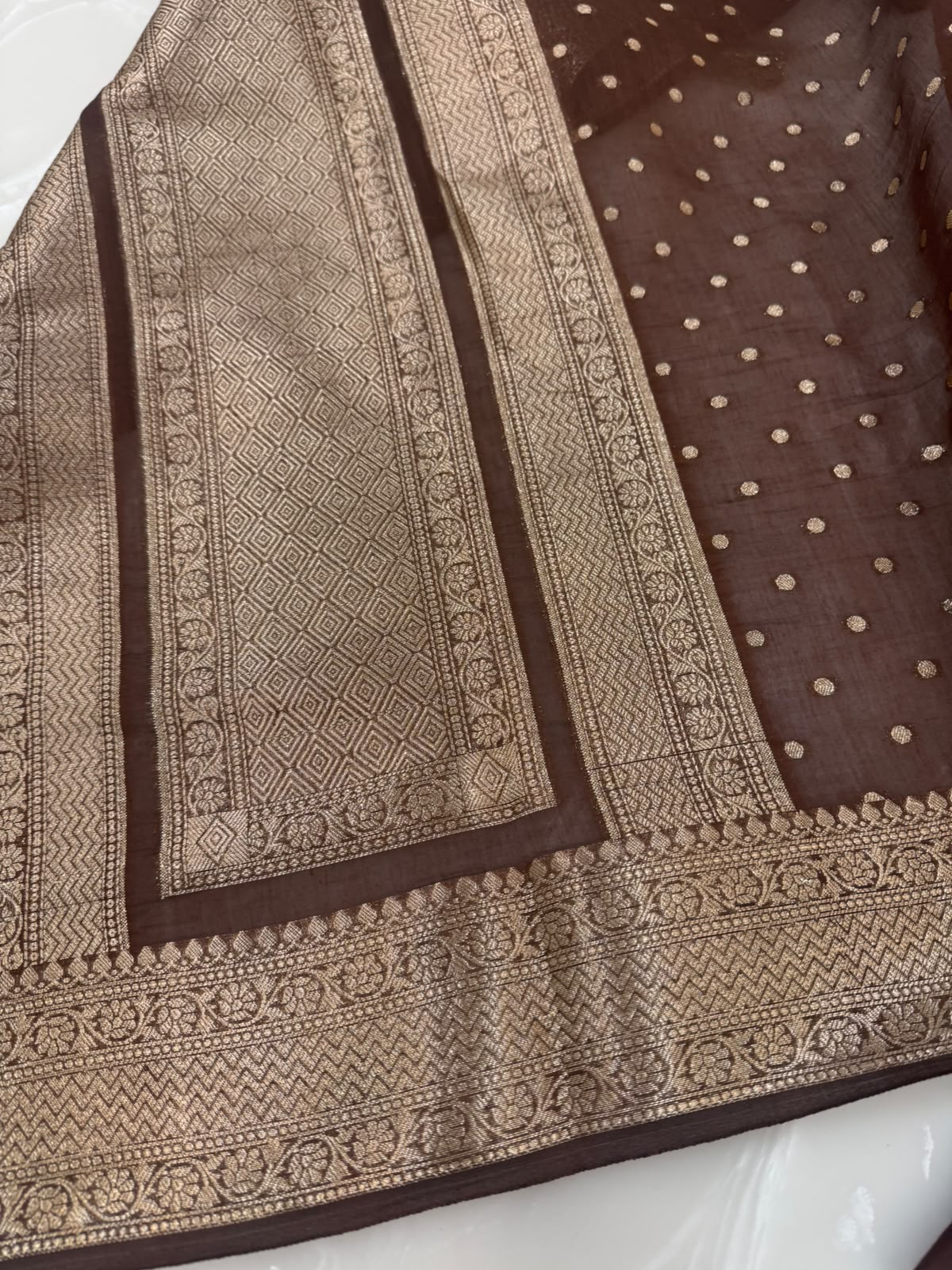 Pure Mul Chanderi Banarsi Woven Suit Set – Festive Collection