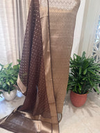 Pure Mul Chanderi Banarsi Woven Suit Set – Festive Collection