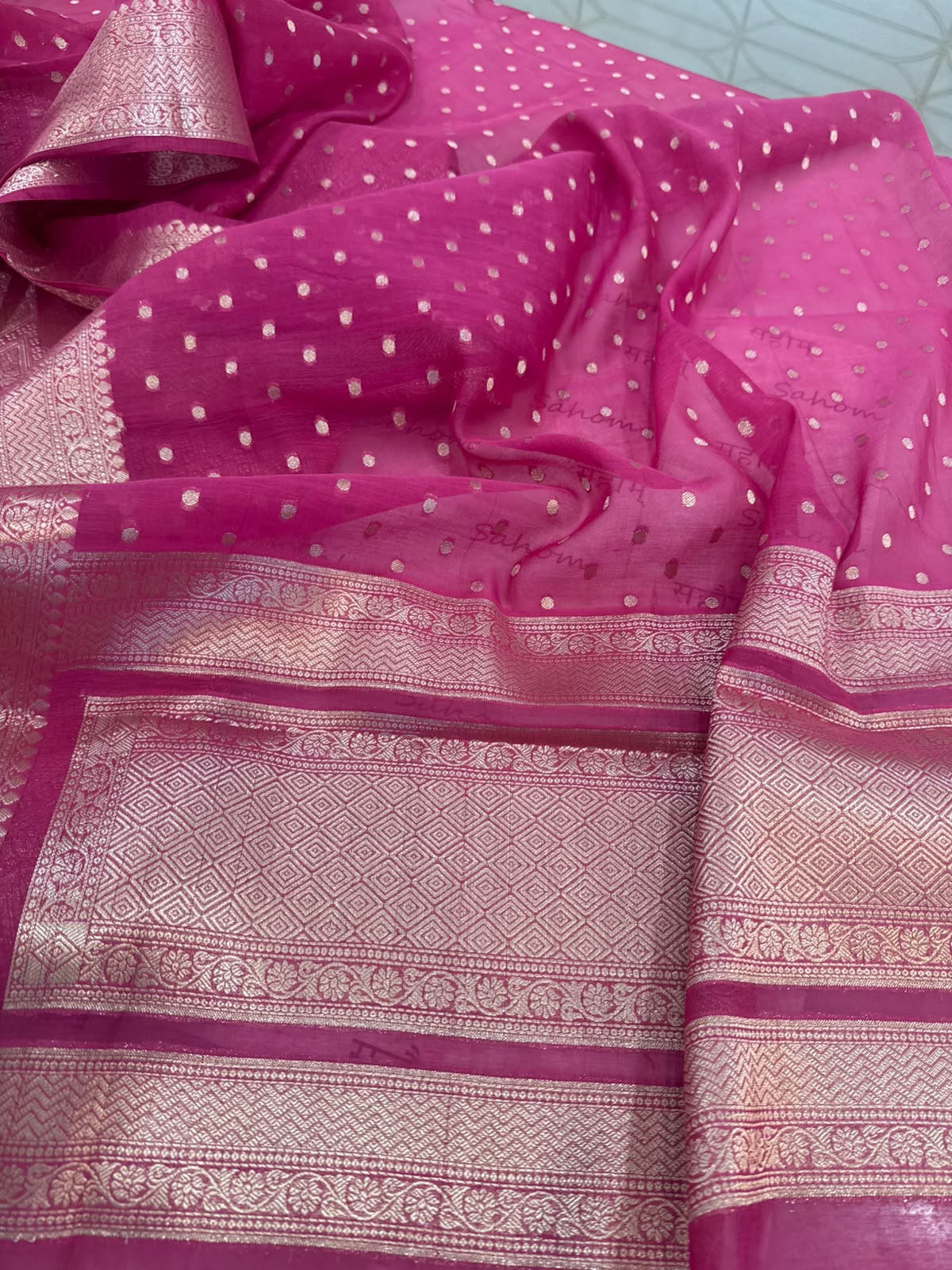 Pure Mul Chanderi Banarsi Woven Suit Set – Festive Collection