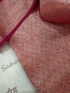 Pure Mul Chanderi Banarsi Woven Suit Set – Festive Collection