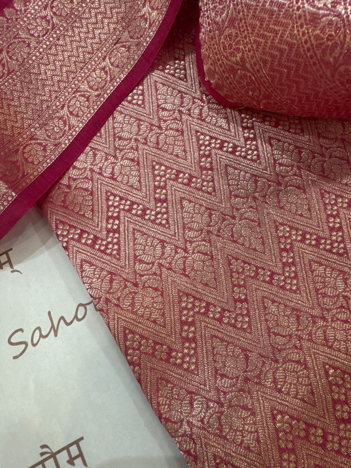 Pure Mul Chanderi Banarsi Woven Suit Set – Festive Collection
