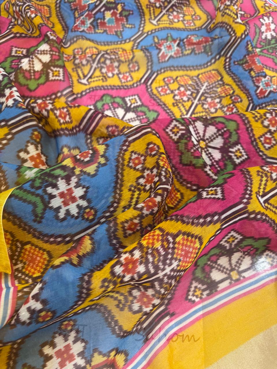 Pure Mulchanderi Banjara Embroidery Kurta Set