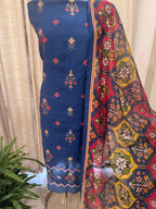Pure Mulchanderi Banjara Embroidery Kurta Set