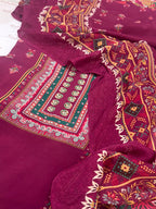 Digital Printed Crepe Kurta Set with Georgette Dupatta