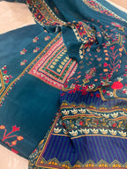 Digital Printed Crepe Kurta Set with Georgette Dupatta