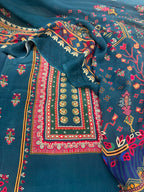 Digital Printed Crepe Kurta Set with Georgette Dupatta