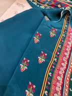 Digital Printed Crepe Kurta Set with Georgette Dupatta